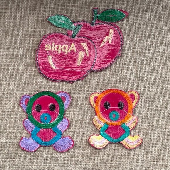 3 patches Iron On Patch Embroidery Multi Color Patch for Craft Clothes Lot of 3 - Picture 9 of 11